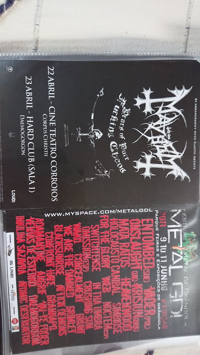 Heavy Metal flyers + CD