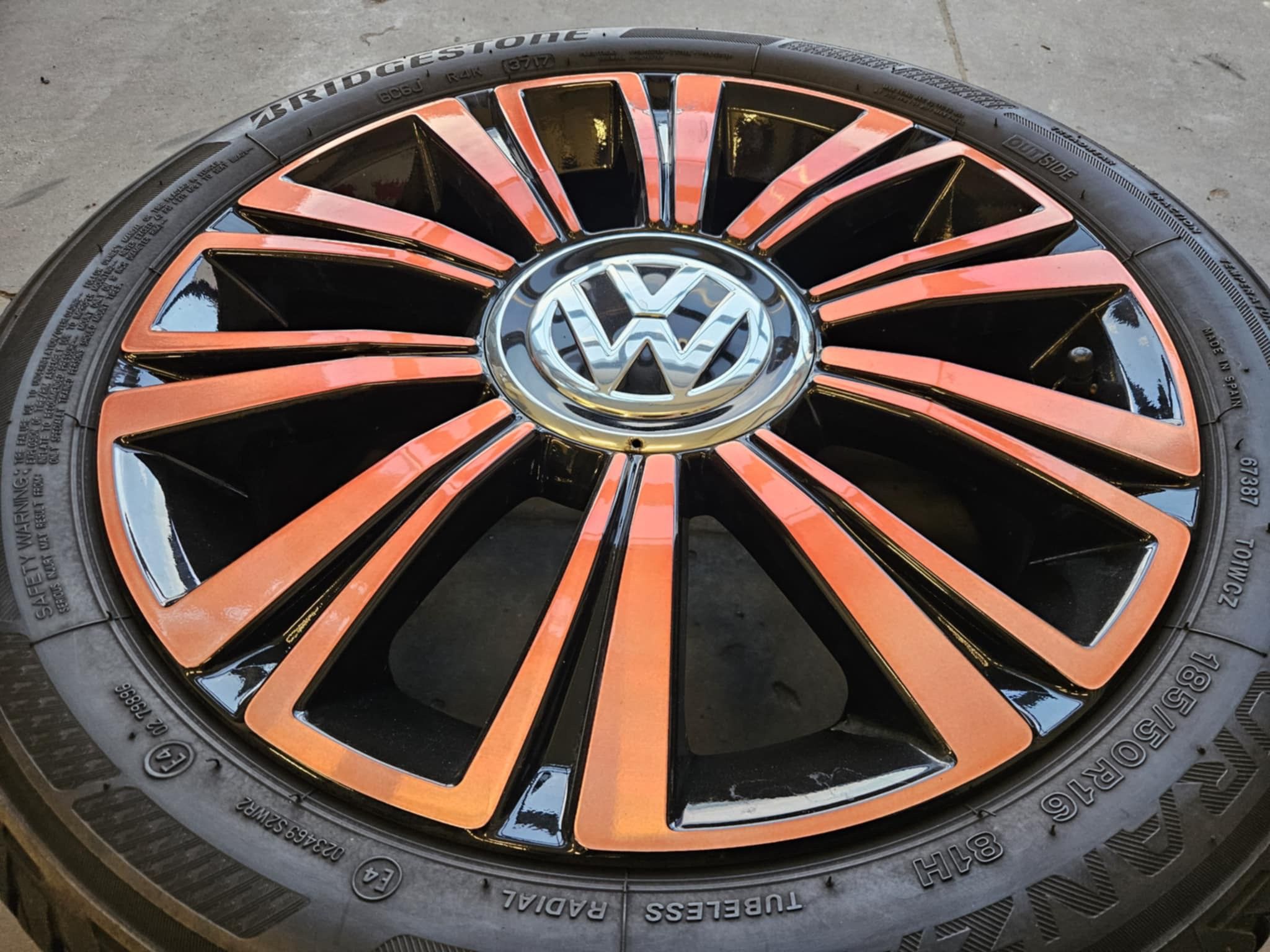 4x Felgi aluminiowe VW OE 6.0 x 16 4x100 ET43 Volkswagen UP! Cross UP!