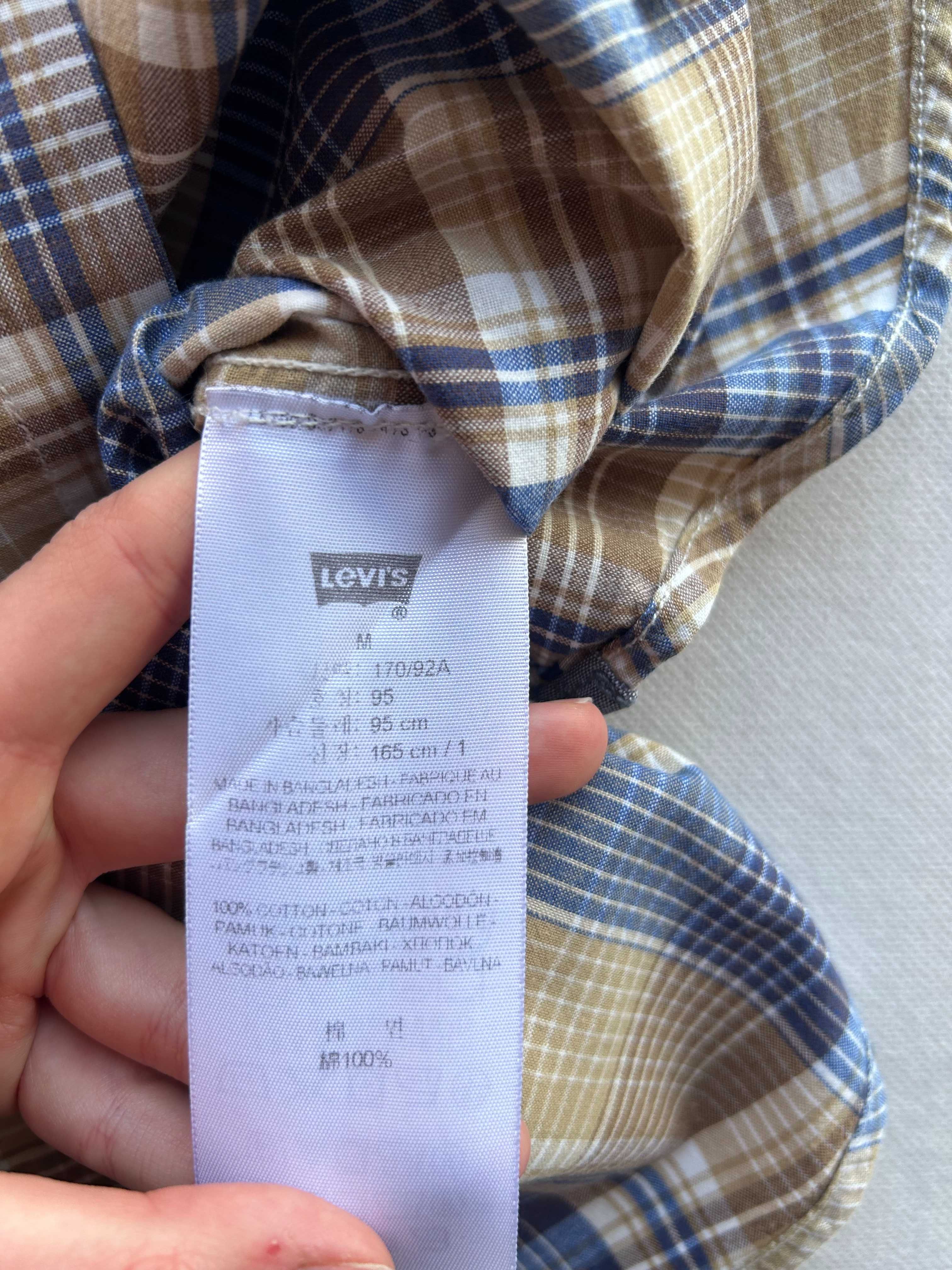 Koszula w kratę z krótkim rękawem Levi's rozmiar M