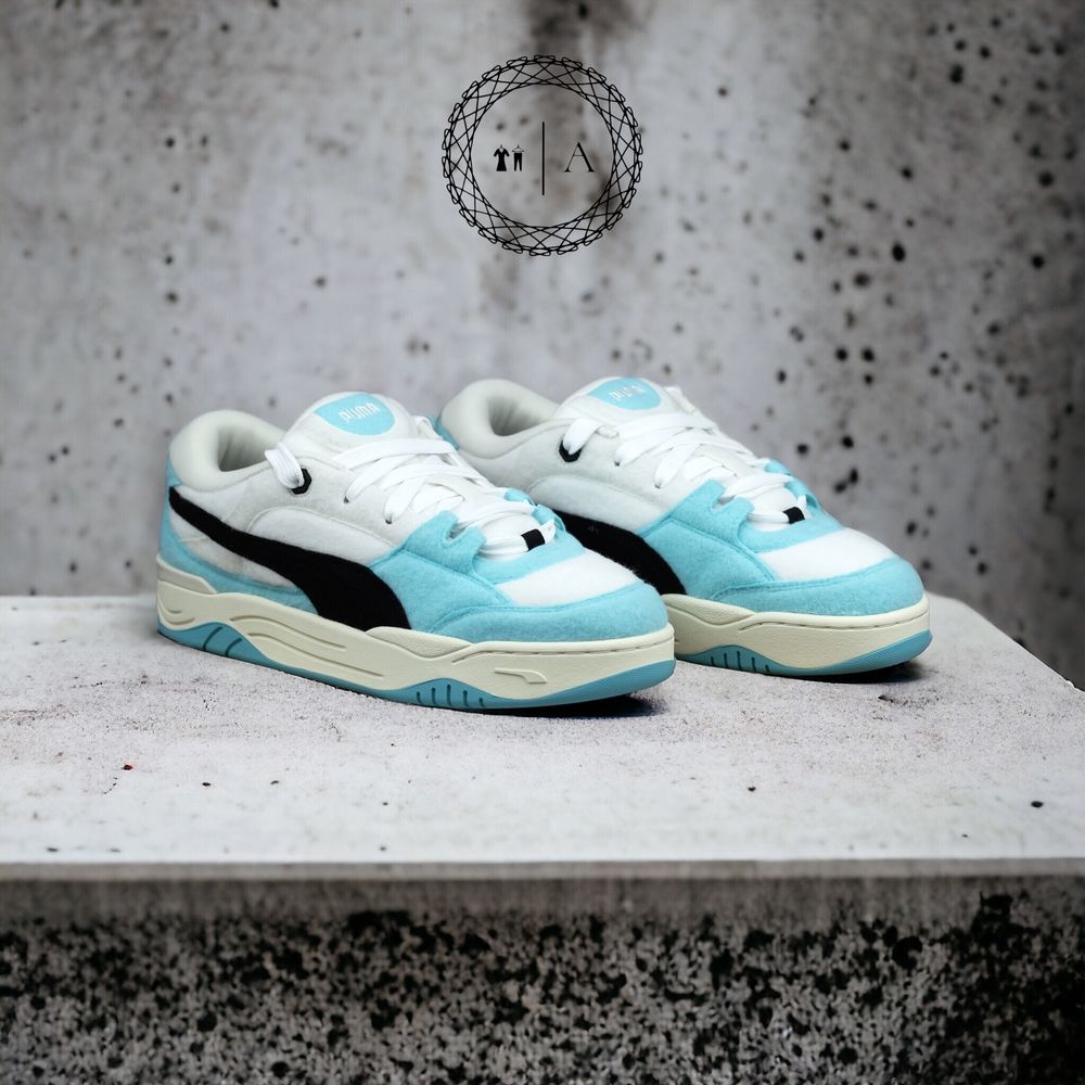 PUMA 180 FELT TEAM AQUA WHITE BLUE 393221-02 чоловічі кросівки