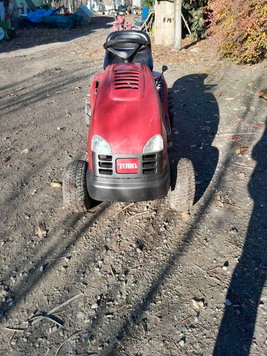 Traktorek kosiarka Toro zamiana na traktorek glebogryzarkę jednosiowy