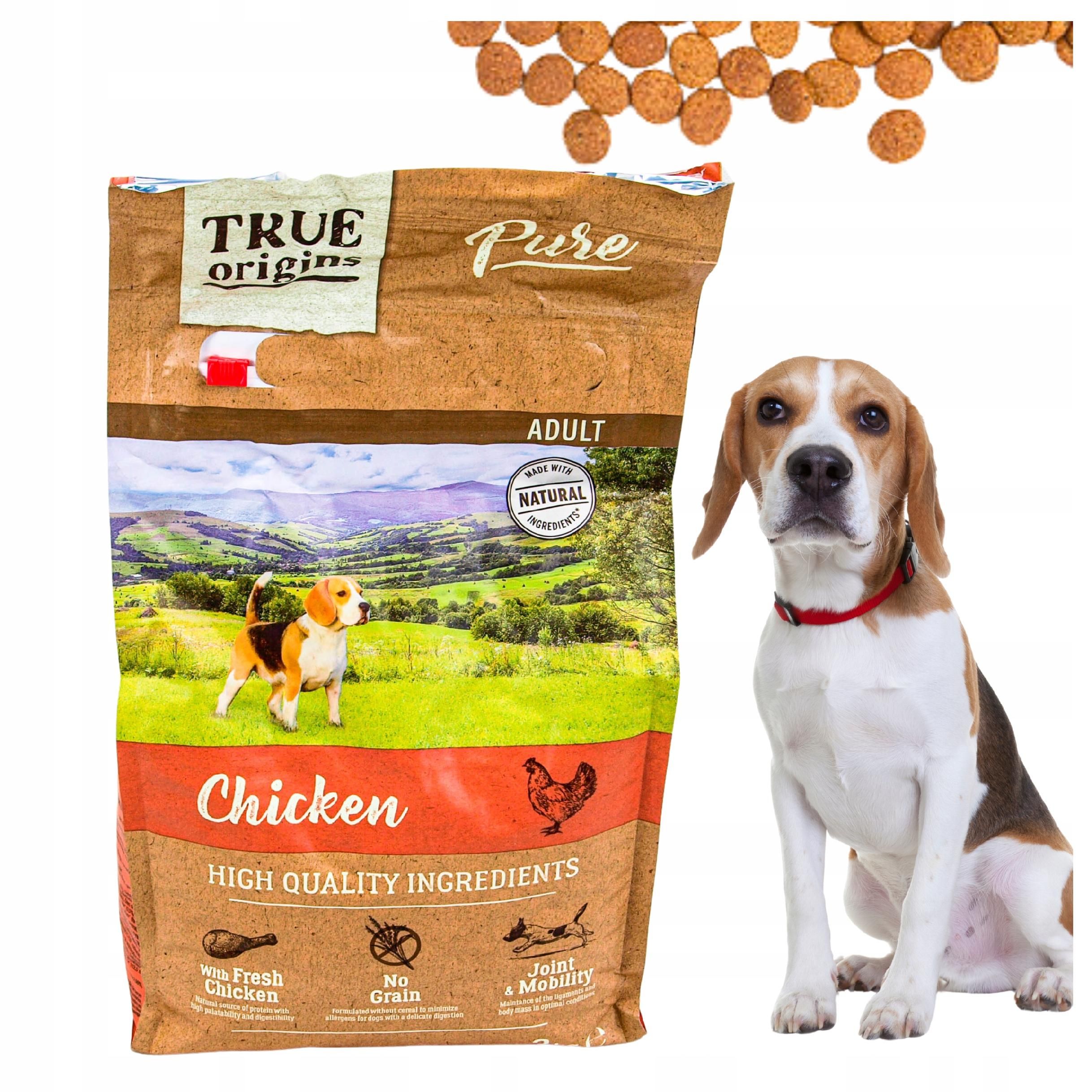 Sucha karma dla psa True Origins Premium Bezzbożowa Kurczak 3 kg