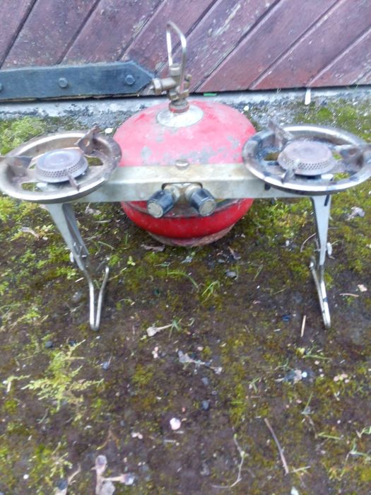 Butla gazowa mała i palniki turystyczna