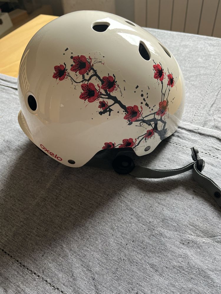 Kask rowerowy mlodzieżowy, dziewczęcy