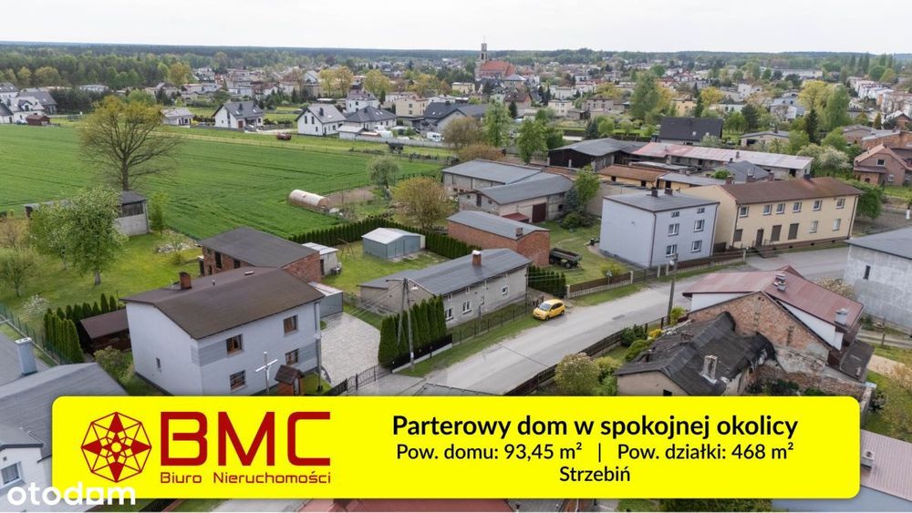 Strzebiń - Parterowy dom bez większych remontów