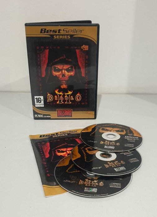 Pc Mac Blizzard Diablo Diablo 2 i Starcraft + dodatki Ang Cd Retro