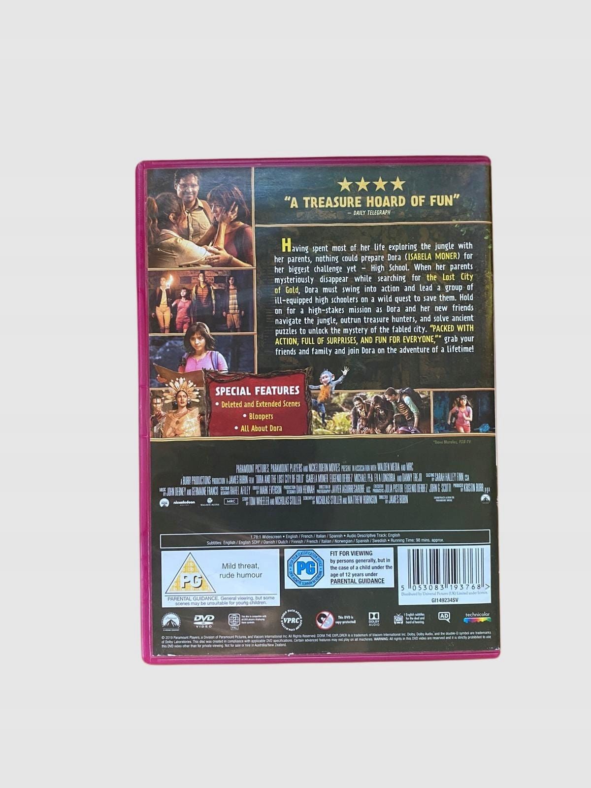 Film Dvd Dora And The Lost City Of Gold Dora I Miasto Złota