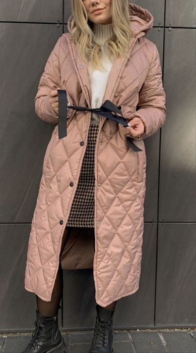 Стьогане пальто-куртка