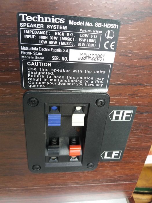 Wieża Technics SE-HD501 stereo amplifier Made in Japan z pilotem.