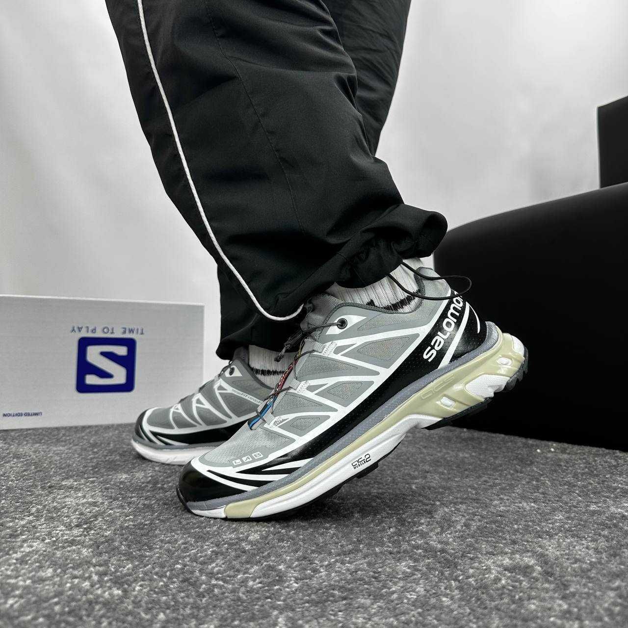 SALE! Salomon XT-6 Silver Black 36 37 38 39 40 41 42 43 44 45 хт6 хт-6