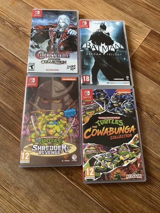 Nintendo Switch: Ведьмак, Soul Reaver, Metroid, Super Mario, Batman.