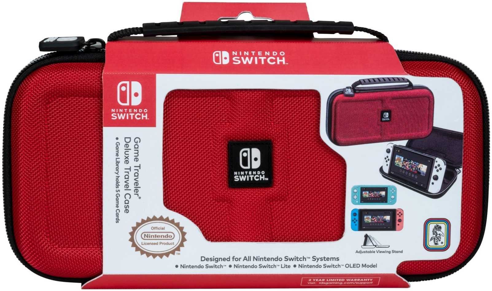 BIG BEN Etui na konsole czerwone Nintendo SWITCH Lite OLED NNS30R