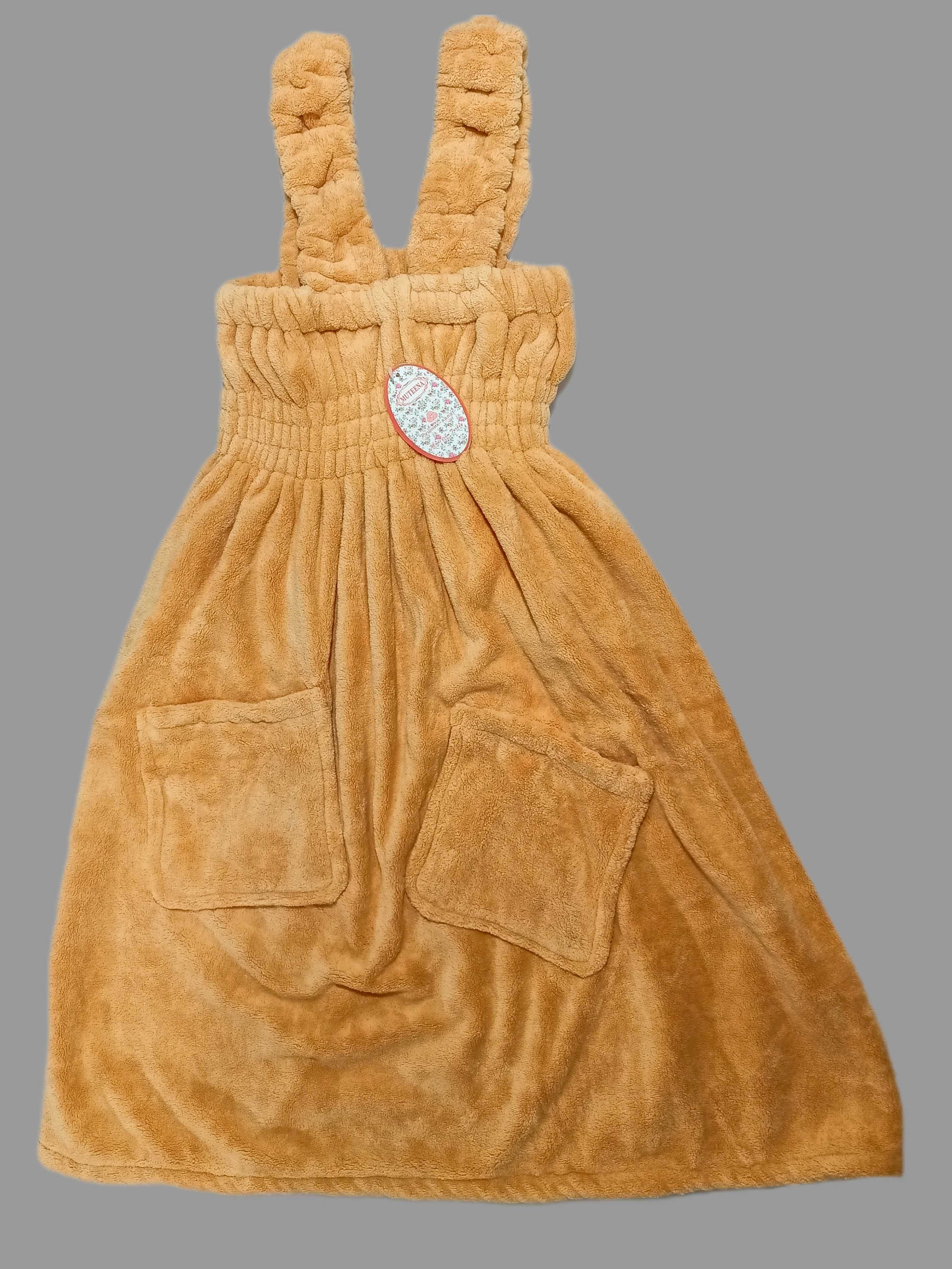 Жіночий рушник - халат з мікрофібри. На морі, вдома чи в спа-салоні