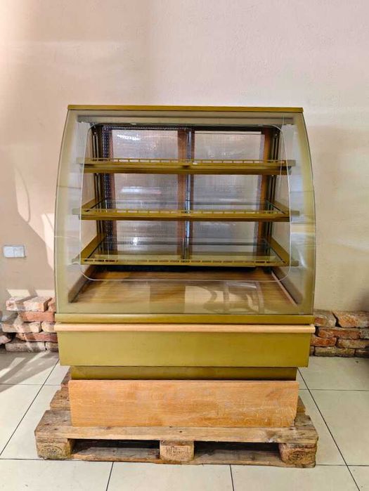 Witryna chłodnicza gastronomiczna 100cm – przeszklona, samoobsługowa