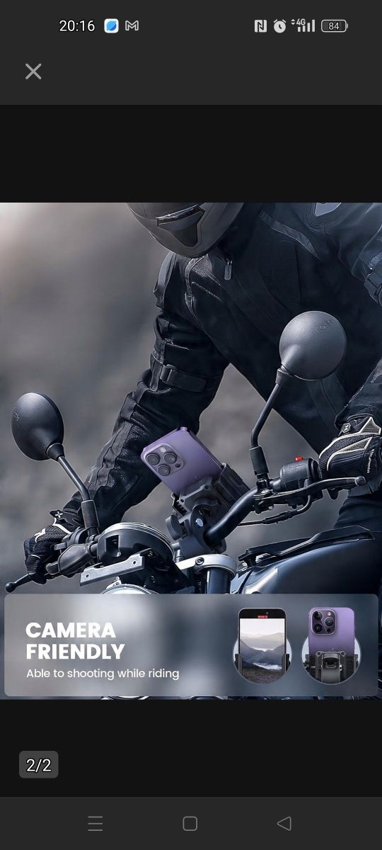 Uchwyt rowerowy Lamicall BP09 przeznaczenie: telefon
