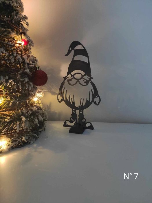 Decoraçao/ presentes de Natal (Gnomos 3D)