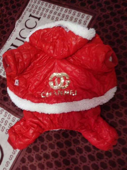 Шикарный зимний комбинезон на собаку