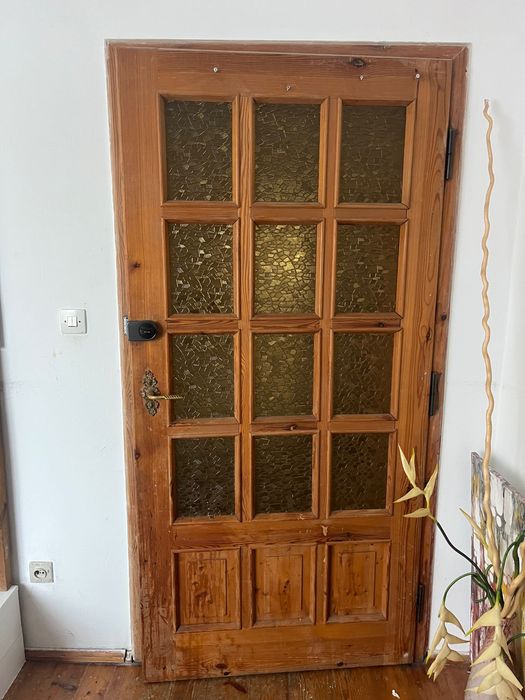 Drzwi z ościeżnicą, kilka sztuk 100x203cm, PRL