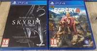 Zestaw 2 gier na PS4 Skyrim, Farcry4