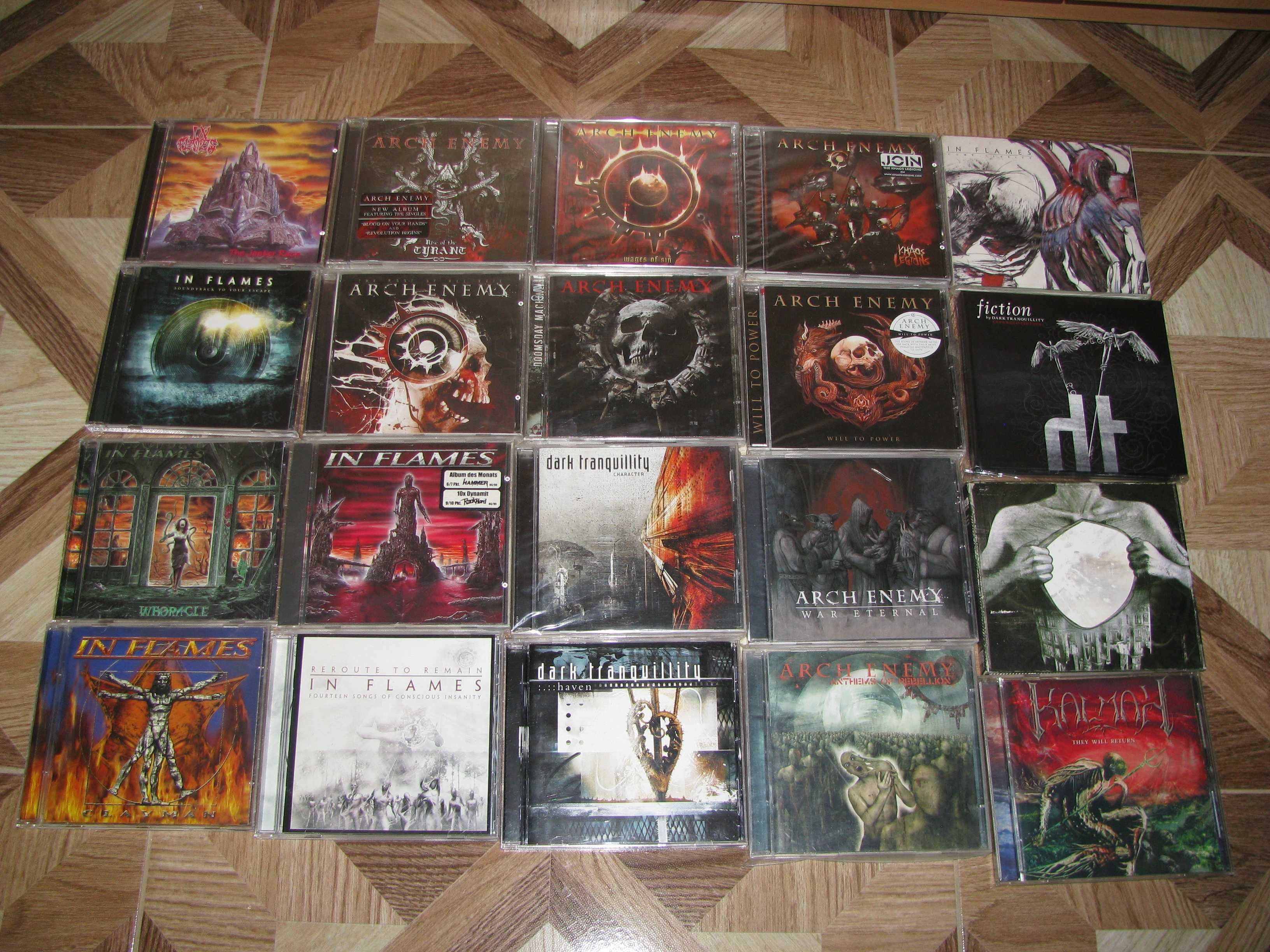 Pyogenesis, Carcass, Bessech, Paradise Lost, My Dying Bride, Amorphis