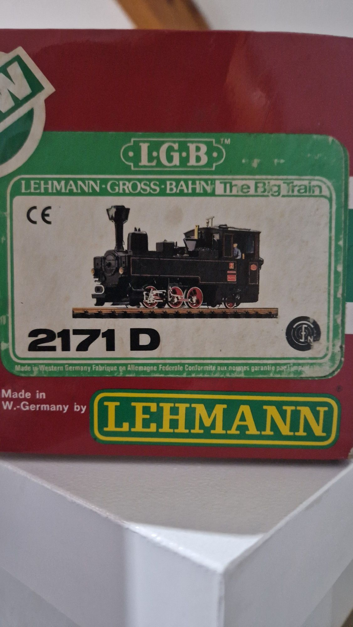Tanio piękny parowoz LGB lehmann 2171 D skala G unikat