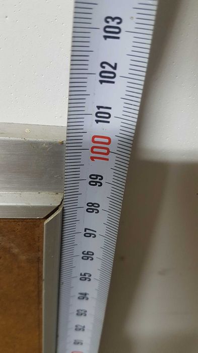 Quadro com moldura em aluminio