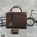 Torebka Michael Kors brąz skóra eco