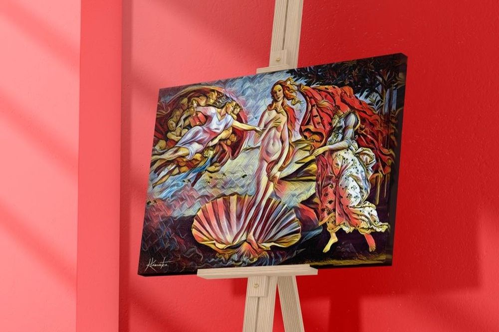 Obraz na płótnie "God is a Woman" 70x44,1