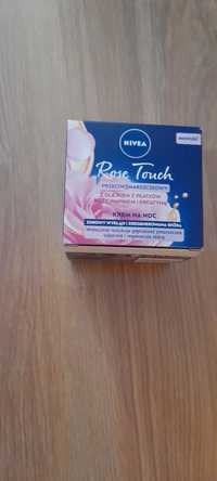 Krem nivea  rose touch  na noc nowy