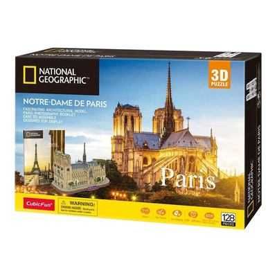 3D пазлы Cubic Fun National Geographic ''Нотр-Дам-де-Пари'' (DS0986h)