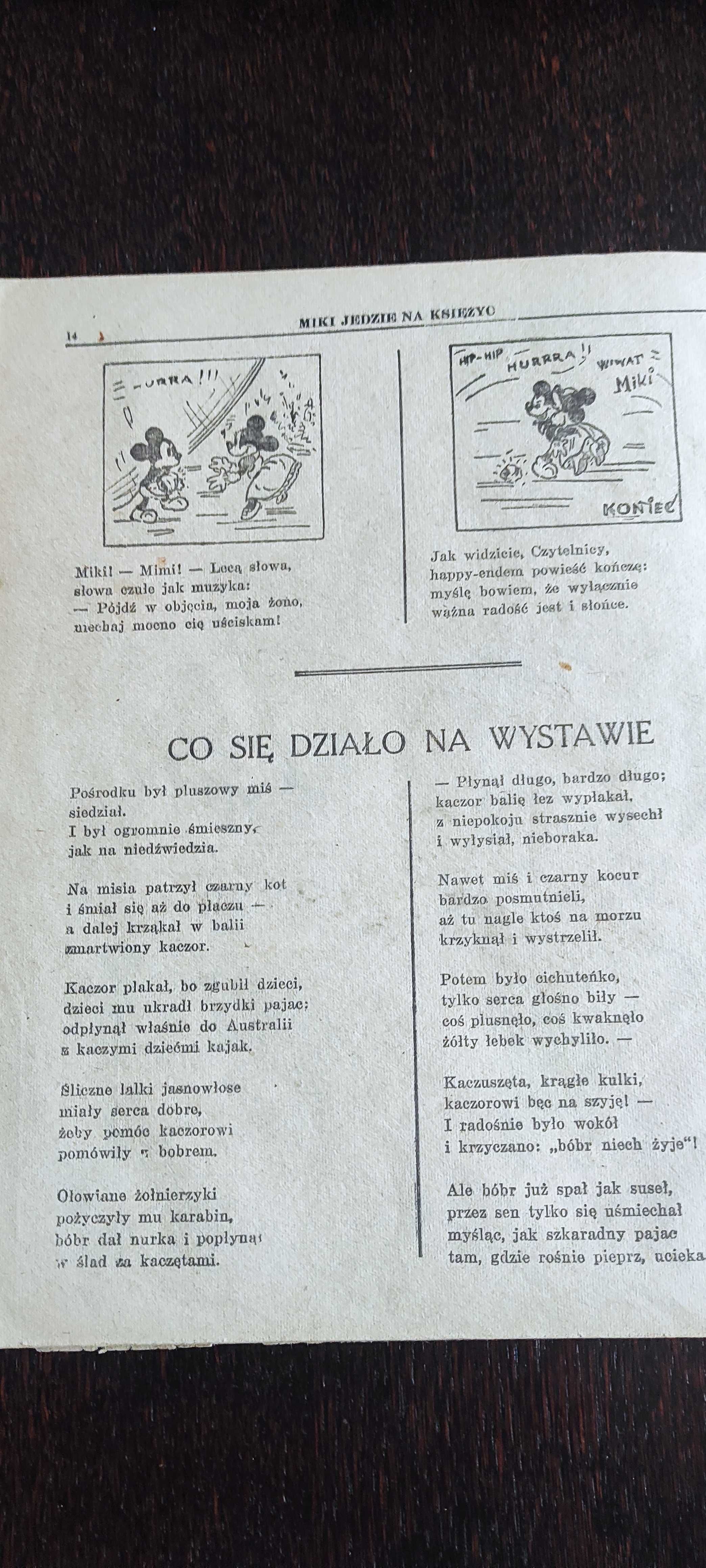 Miki jedzie na księżyc - potrójny komiks