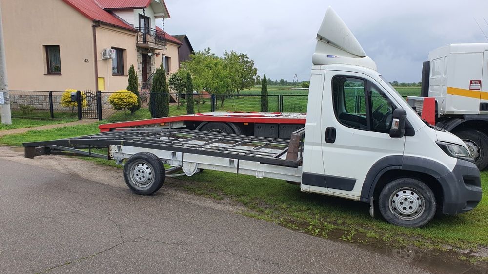 Najazd zabudowa laweta surowy Ducato Boxer Master MOTO-LUK