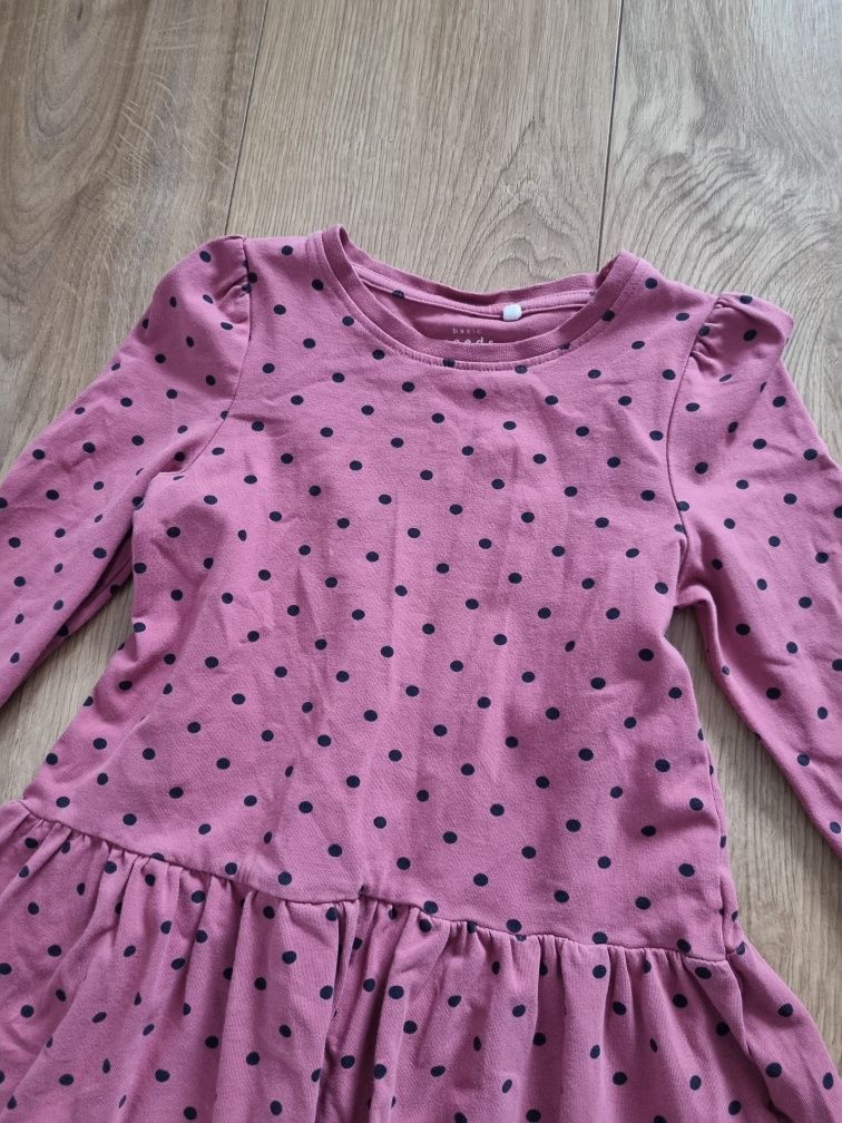 6. Name it! Bluzka z długim rękawem i falbanką r. 110