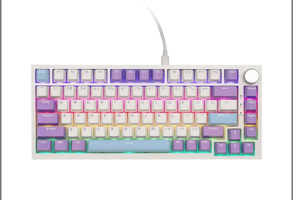 Клавіатура AJAZZ AK820 PURPLE Ігрова Дротова Механічна
