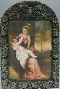 Obraz  na desce - 12. Madonna z Dzieciątkiem Tiziano Vecelli