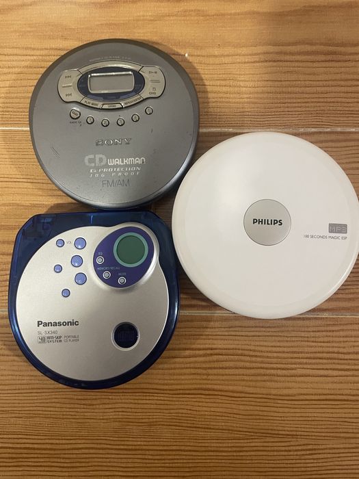 Discmans Sony, Philips, Panasonic
