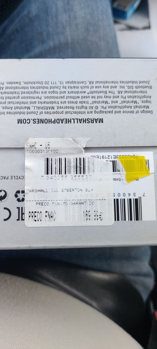 Coluna bluetooth Marshall