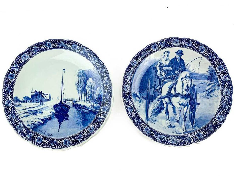 Prato Falante em Faiança Fabrico do Cavaco