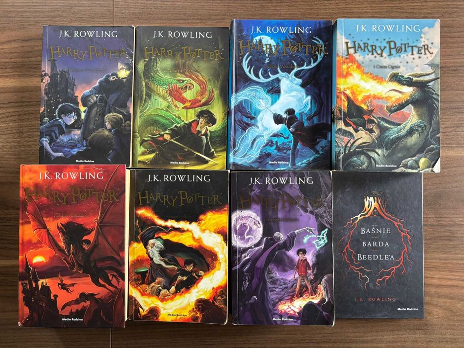 Harry Potter Tomy 1 - 7 + Baśnie Barda Beedle'a