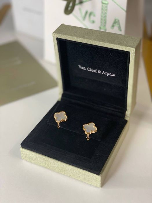 Сережки серьги ван клиф vca van cleef