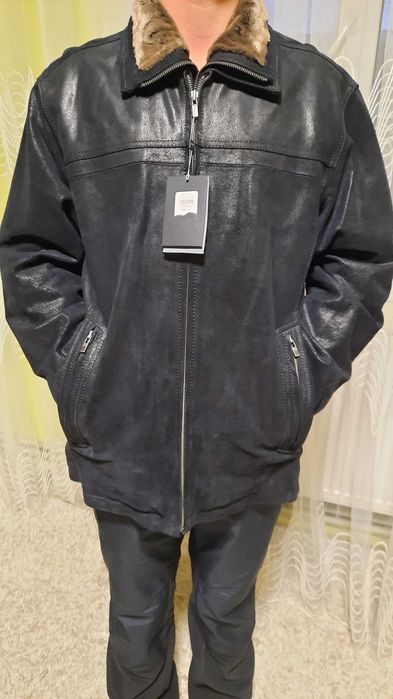 Чоловіча шкіряна куртка Morgan