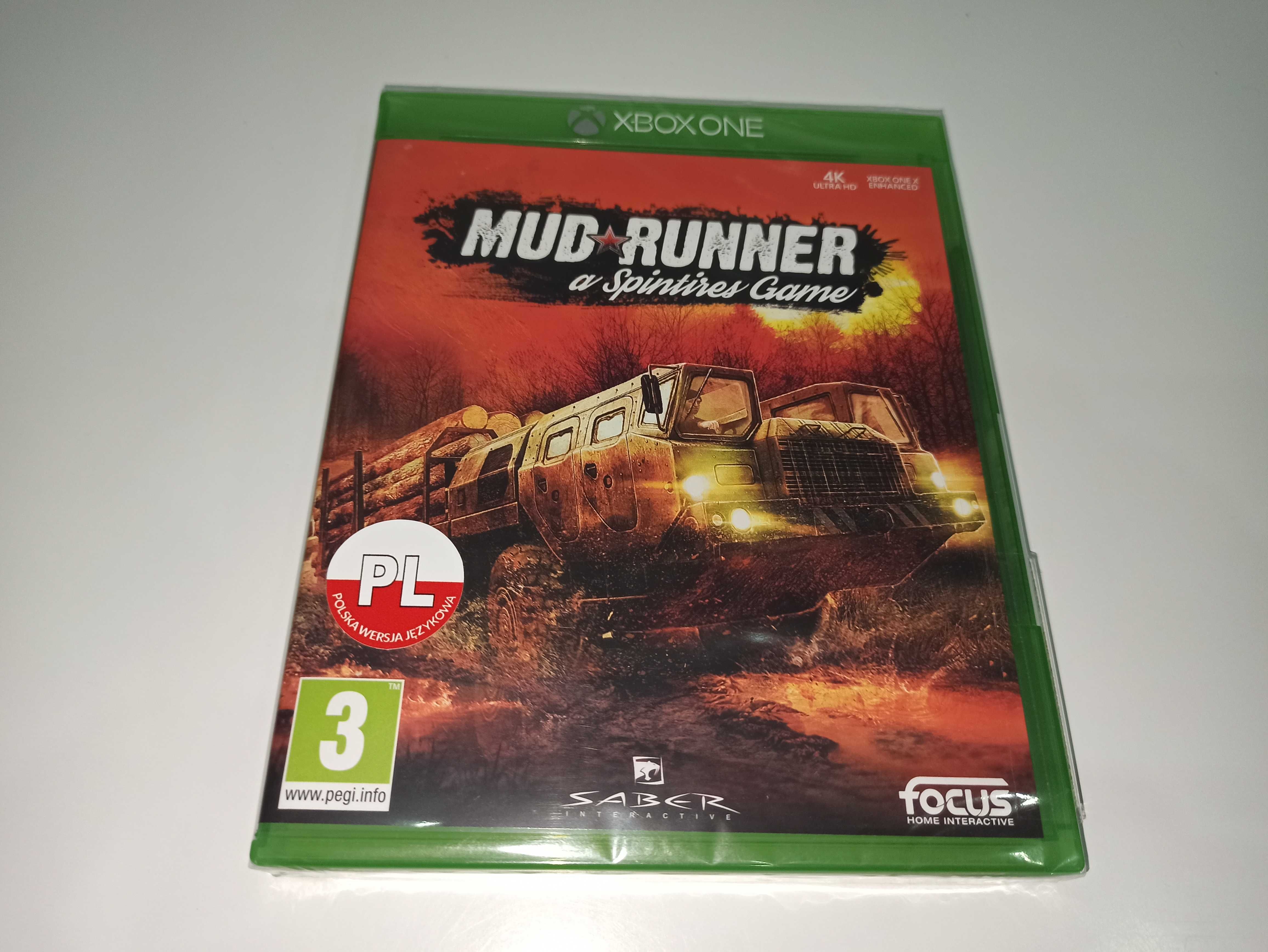 xbox one MUD RUNNER PL ciężarówki po trudnym terenie, NOWA!