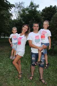 Family look футболка Пеппа