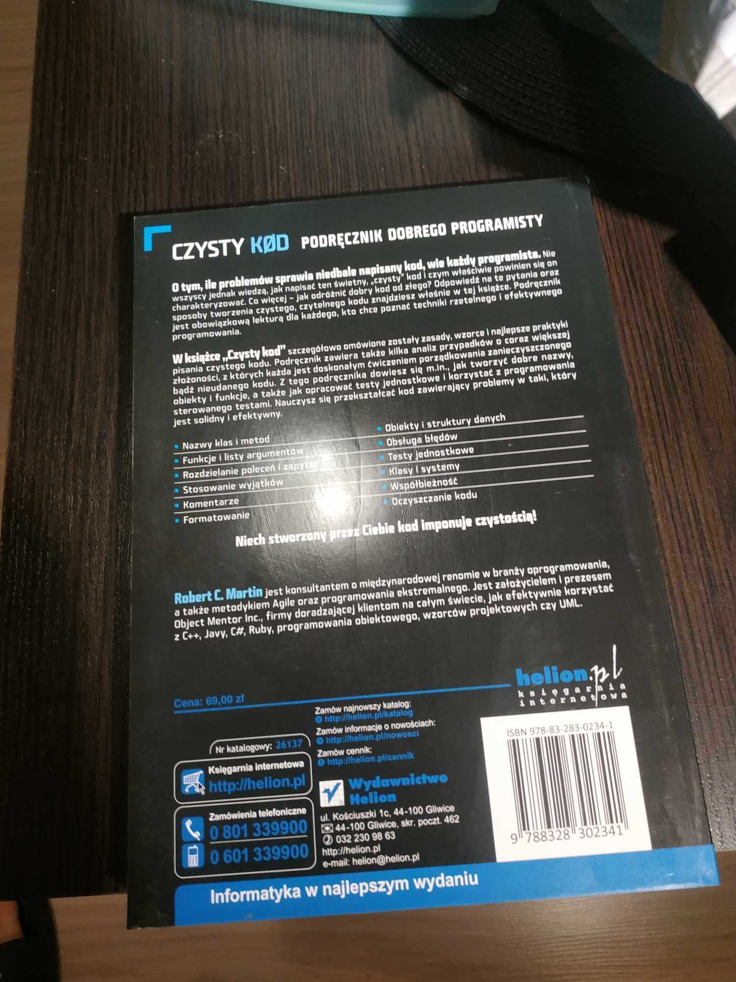 Czysty kod. Podręcznik dobrego programisty.