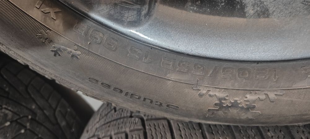 Диски r15 5/114.3 с зимними шинами