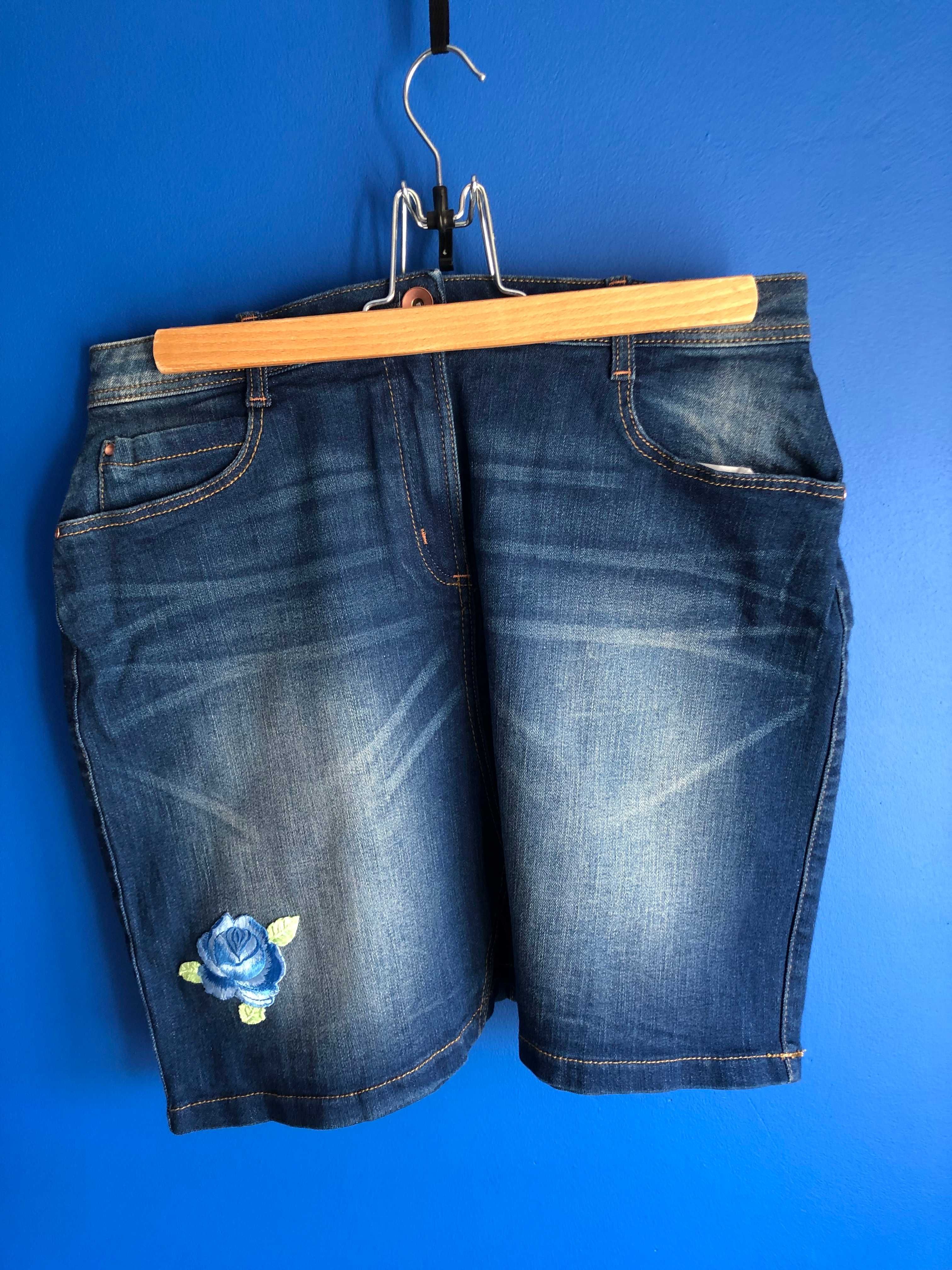 jeansowa spódniczka 13-14 lat(158-164)