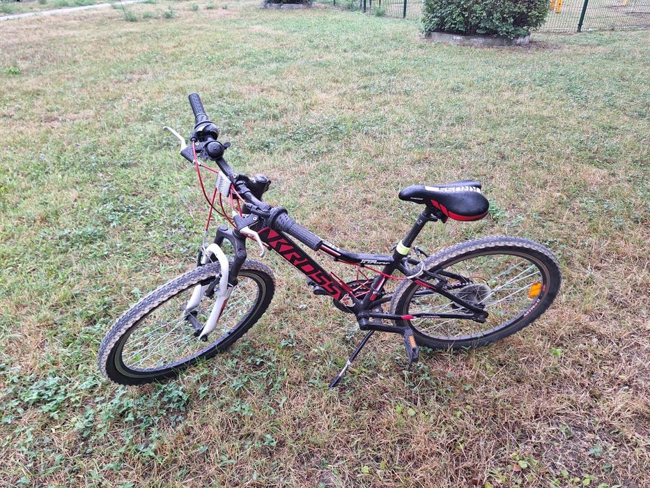 Kross hexagon replica junior 24cale. Czerwono-czarny stan BDB