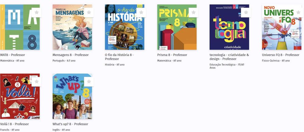 Recursos manuais 8ºano