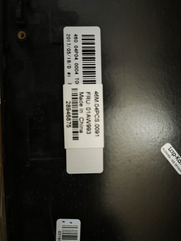 Klapa matrycy Lenovo ThinkPad X1  Yoga 01AW993