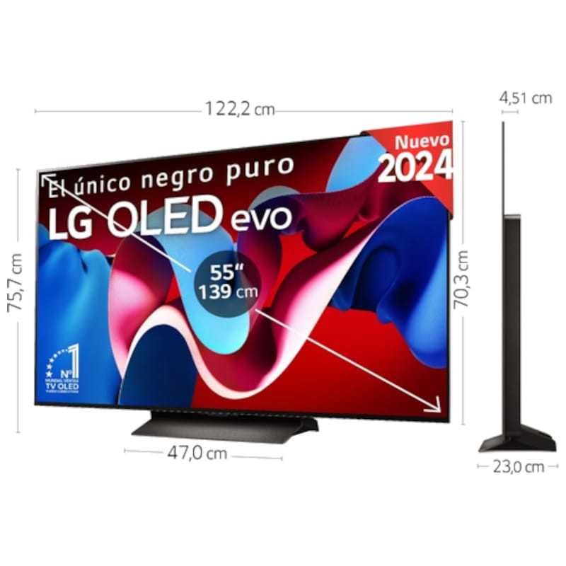 LG OLED evo C4 OLED55C44LA 55 4K Ultra HD Smart TV Wifi